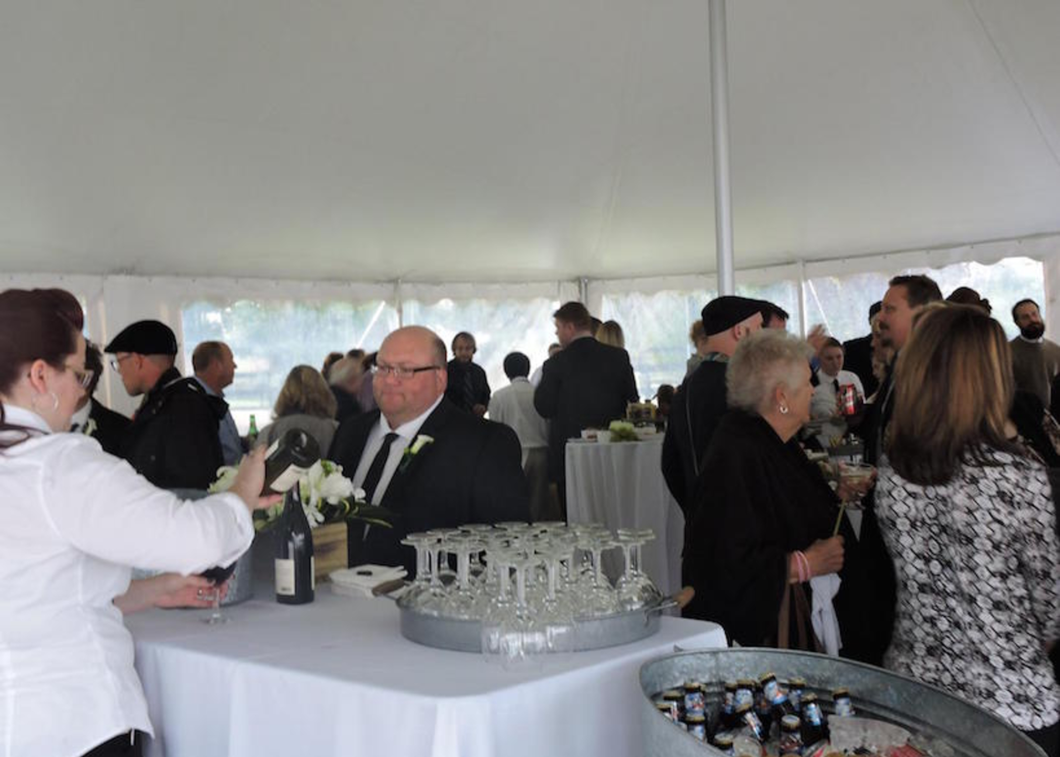 Tristen and Todd's reception at the Barn