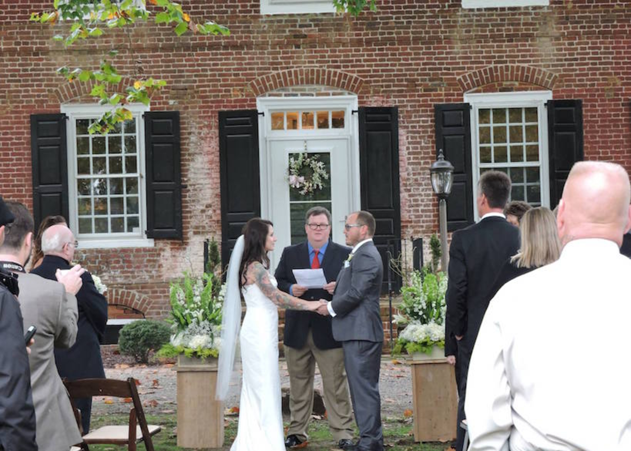 Tristen and Todd's wedding ceremony